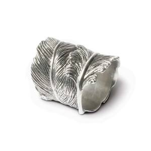 Gold Mirror Polished Double Leaf Design Round Napkin <b>Ring</b> Party Hotel High Quality Round Napkin <b>Ring</b> for Wedding - Product Image 2