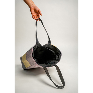 Sac en coton fait main pour femmes modernes Nouvelle collection de sacs à main avec deux sangles pour le shopping et les cosmétiques - Product Image 2