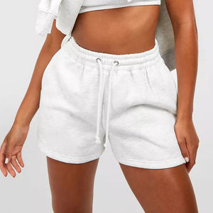 High Quality Custom Logo <b>Women's</b> Summer Casual Sports <b>Shorts</b> Athletic Running Worsted Woven Loose Fit Drawstring Closure - Product Image 1