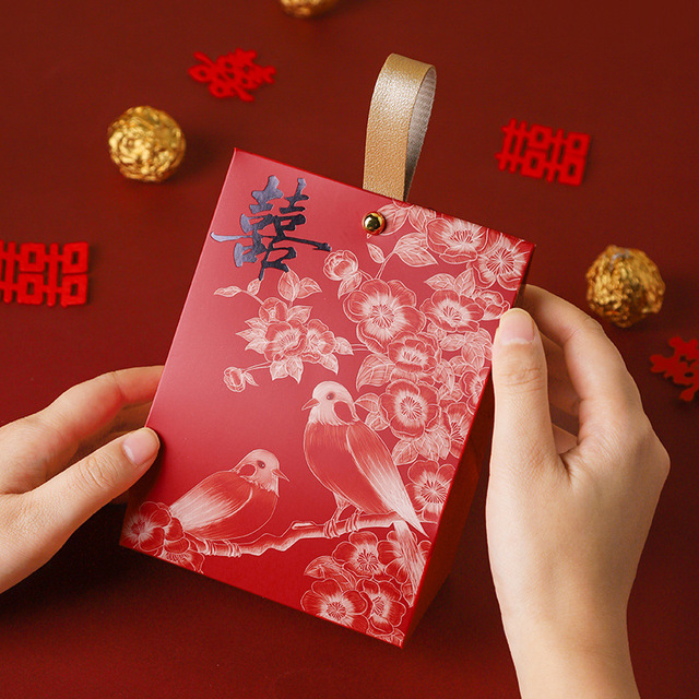 JUXINDA New Wedding Candy Boxes Favors Return Gifts Engagement and Wedding Packaging Candy Bags Niche Designs.