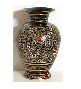 Pot de fleur en laiton et en aluminium de dernière conception fabriqué à la main plaqué or fini pour la décoration intérieure Vase créatif - Product Image 3