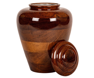 Handcrafted Rosewood Cremation Urn Large <b>Memorial</b> Urn for Ashes <b>Keepsake</b> <b>Box</b> Decorative Cremation Urn for Ashes - Product Image 1