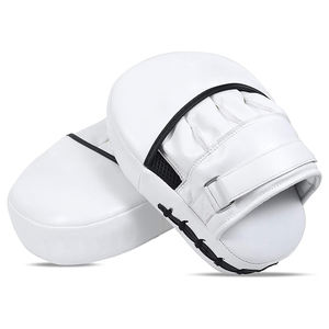 Almohadillas de Kickboxing de enfoque duraderas para entrenamiento de lucha de punzonado de cuero personalizado para Taekwondo y mitones de práctica de boxeo - Product Image 1