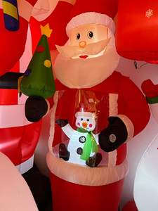 Último regalo de Navidad encantador sentado Santa Claus Navidad muñeco de nieve regalo de Año Nuevo Santa inflable pequeño muñeco de nieve en el interior - Product Image 6