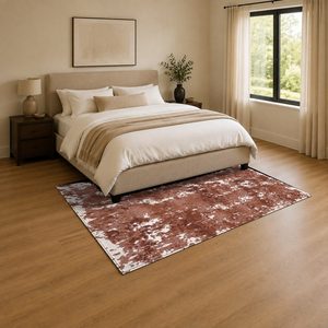 <b>RUGS</b> DEPOT LXDP-0531 Wholesale Red Burgundy Designer Pattern Digital Printed Machine Washable Chenille Area <b>Rug</b> <b>Non</b> <b>Slip</b> - Product Image 3