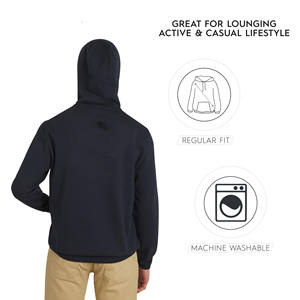 Sweat-shirt à capuche imprimé personnalisé de haute qualité, poids lourd, vêtements de sport pour hommes, 100% coton, molleton, streetwear, sweat-shirts pour hommes - Product Image 6