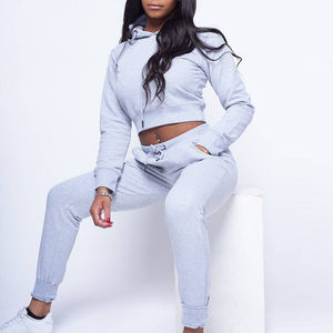 Conjunto de 2 Piezas de Ropa para Mujer al por Mayor a Precio Económico 2026, Ropa Femenina Personalizada, Top Corto y Pantalones Deportivos para Mujer por HI - Product Image 2