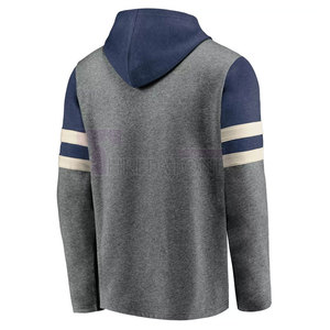 Sweat à capuche décontracté pour homme, léger, athlétique, à séchage rapide, respirant, en tissu mélangé de coton, pour sports d'hiver, impression numérique, col à capuche - Product Image 3