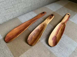 ROYAL NATURAL CRAFT Plato de madera hecho a mano de la mejor calidad Cuchara para servir Acabado marrón Decoración de cocina económica Made India - Product Image 5