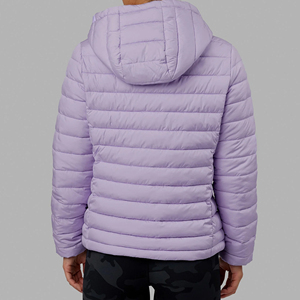 Warm Hooded Women's <b>Winter</b> Puffer Jacket Cotton Filled Printed Design Breathable Windproof <b>Quilted</b> OEM Service - Product Image 6