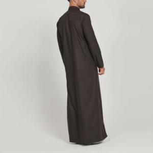 Último Modelo 2026, Thobe/Jubba Árabe de Talla Grande para Hombre, Vestimenta Musulmana de Inspiración Étnica, Túnica Transpirable Abaya para Invierno, Arabia Saudita - Product Image 5
