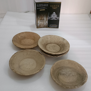 Cuenco de masa rústico antiguo, cuenco decorativo de piedra Natural hecho a mano, decoración del hogar de primera calidad, suministro directo a granel al por mayor - Product Image 4