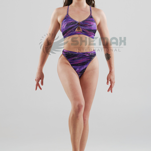 Ensemble de pratique de danse de pôle pour femmes et filles Tenue deux pièces confortable sur mesure pour les spectacles d'entraînement et les événements de performance - Product Image 2