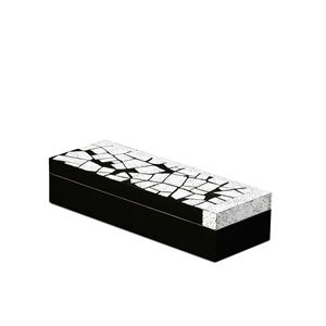 Caja decorativa de cáscara de huevo de laca minimalista, decoración moderna hecha a mano para dormitorio o sala de estar, colección de caja de laca - Product Image 4