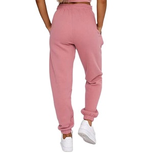 Wholesale Fleece Sweat <b>Pants</b> Women Gym Sweat <b>Pant</b> 2 Piece High Sweatpants Women Tracksuit Custom Fleece Sweatpants - Product Image 6