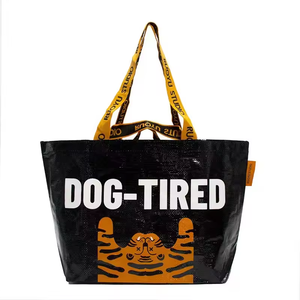 Wholesale Large Capacity PP Woven Tote Bags Environmentally Friendly & Durable Handbags Custom Logo Waterproof Shopping Bags
