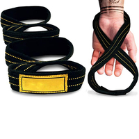 Sangles de poignet pour la musculation en forme de 8, en coton, personnalisables en couleur et logo, avec taille sur mesure par TENDER INDUSTRY