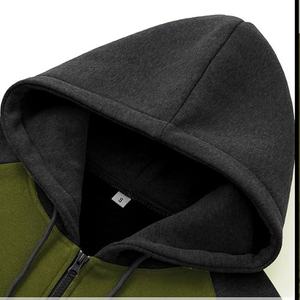 Wholesale 2-Piece Athletic Tracksuit for Men <b>Zip</b>-Up <b>Hoodie</b> Heavyweight Jogging Pants <b>Pockets</b> Casual Sportswear Set Printed - Product Image 3