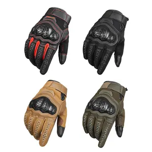Neue taktische Mechaniker handschuhe Khaki-Handschuhe bekämpfen Outdoor-Sportarten Bergsteigen Anti-Rutsch-Motorrad handschuhe
