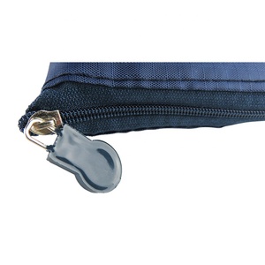 Sac de courses pliable avec fermeture éclair en fibre de polyester, taille et motif personnalisables - Product Image 6
