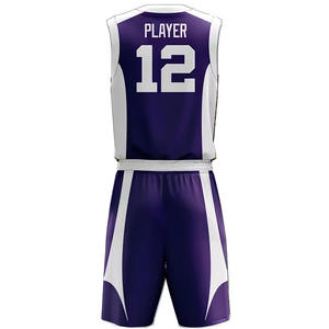 Uniforme de basket-ball respirant pour hommes entièrement personnalisé nouvelle mode vente chaude uniforme de basket-ball de qualité supérieure avec des tarifs bon marché - Product Image 3