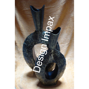 Florero de metal decorativo interior y macetas de flores artificiales jardineras de buena calidad florero de estilo bohemio para dormitorio - Product Image 3