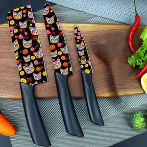 Cuchillo de Chef de Cerámica de Alta Calidad, 8 Piezas con Mango de Plástico para Cocina Casera, en Existencia, Éxito de Ventas 2026 - Product Image 1