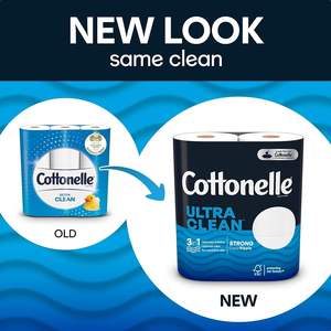 Papier toilette Cottonelle Ultra CleanCare, résistant - Product Image 2