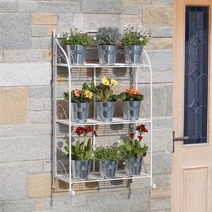 Support de plante en métal galvanisé fait main de qualité supérieure DECORHAAT, design moderne, fabrication indienne, pour jardin - Product Image 5