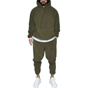 Dernière conception de vêtements de course en tissu respirant, imprimés et épais, avec broderie personnalisée, survêtement délavé à l'acide pour hommes - Product Image 4