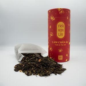 Lam Chan Au Premium Tea Venta caliente Hoja de té de jazmín Precio competitivo Sabor único utilizado como regalo ISO HACCP OEM/ ODM - Product Image 3