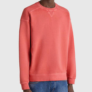 OEM Vente en Gros 100% Coton Pull à Col Ras du Cou pour Hommes Sweat-shirt Lourd Surdimensionné avec Logo Personnalisé Broderie pour l'Hiver - Product Image 3