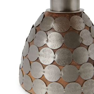 Handmade Design <b>Wooden</b> <b>Cake</b> Stand With Coins Design Ethnic Look For Home Decor And <b>Cakes</b> Serving Displayer Stand with Best Price - Product Image 4