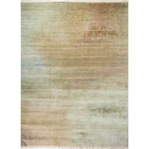 Jnq-1438ขนสัตว์ถักมือและพรมผ้าไหม (Cs-01) สำหรับใช้ในบ้าน-พรม Jaipur ZA สีเขียว - Product Image 4