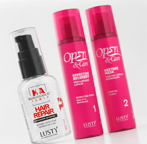 Kit Profesional de Recuperación de Cabello Dañado con Líquido Orgánico - Product Image 2