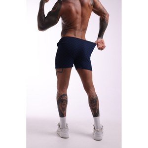 Mens 100% Cotton Boxer Briefs Navy Blue Breathable Stretch Comfortable Mens Cotton <b>Underwear</b> Athletic Fit Sizes 48-66 - Product Image 1