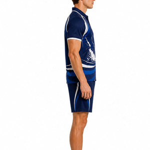 Ensemble de shorts de tennis pour hommes de haute qualité avec tissu respirant, uniforme de tennis pour hommes pour une utilisation sportive en extérieur - Product Image 4