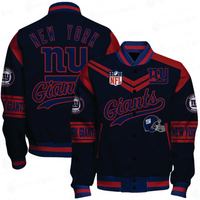 Blouson universitaire de baseball personnalisé avec nom et numéro d'équipe, broderie en relief sur le devant, unisexe