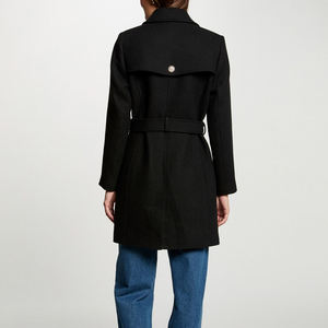 Manteau d'hiver chaud pour femme, long, rembourré de duvet, décontracté, doublé de laine tissée, coupe-vent, respirant, pour les voyages en plein air - Product Image 4