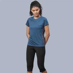 Camiseta de entrenamiento para mujer de alta calidad, suave y elástica, perfecta para correr, yoga y deportes - Product Image 2