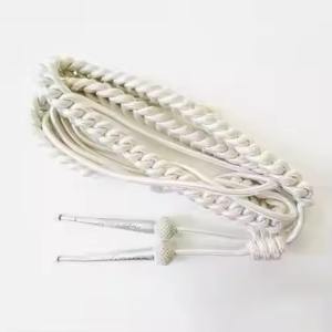 Prix de gros Coton Casual Jaune Fil Torsadé Épaule Cordons Officier Uniforme Tactique Aiguillette Uniforme Accessoires - Product Image 4