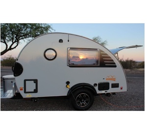 Remolque de Camping Tipo Lágrima Todoterreno de Diseño Moderno, Pequeño, Portátil, Ligero, Caravana de Viaje, Venta al Por Mayor - Product Image 2