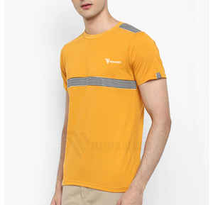 Stock de haute qualité 100% coton T-Shirts en vrac en gros T-shirts à manches courtes Impression de logo personnalisé Approvisionnement d'usine du Pakistan - Product Image 4