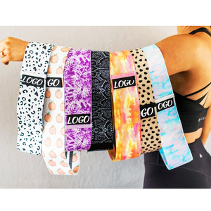 Venta al por mayor Fitness Glute Hip Circle Band Resistente Estiramiento Banda de goma para sentadillas y estocadas Entrenamiento - Product Image 2