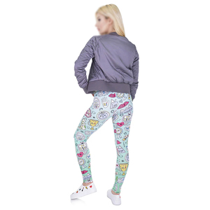 Legging serré de sport pour femmes de haute qualité Design personnalisé Leggings de yoga par sublimation avec taille élastique Offre Spéciale de gros - Product Image 5
