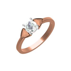 Anillos de compromiso de solitario exclusivos certificados por IGI Lab Diamond 10K 14K 18K Certificado de ajuste de Halo incluido - Product Image 1