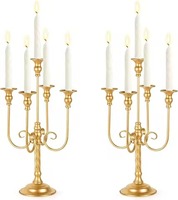 Candélabre en métal en forme de tête de cerf, fait main, écologique, finition argent antique, décoration de table de Noël, salon, salle à manger