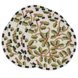 Elegant Transparent Round <b>Glass</b> Placemat Dining <b>Table</b> <b>Mat</b> Classic Style Home Decor - Product Image 3