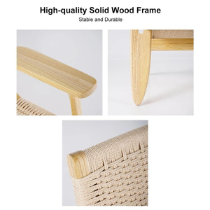 Juego de Sillas de Comedor de Estilo Moderno con Estructura de Madera de Teca de Indonesia para Decoración de Muebles de Jardín, Estilo Japonés - Product Image 6