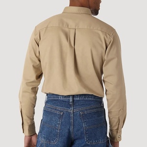 High Quality High Visibility <b>Flame</b> Retardant Cotton Workwear Safety Uniform <b>Shirts</b> CE Certified Bulk Cheap Price - Product Image 2